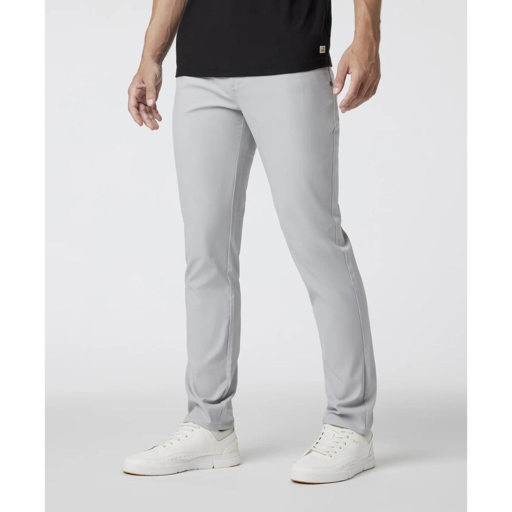 Vuori Pants Mens Size 36X32 Grey Cascade Tech Performance Modern Chino Golf V457